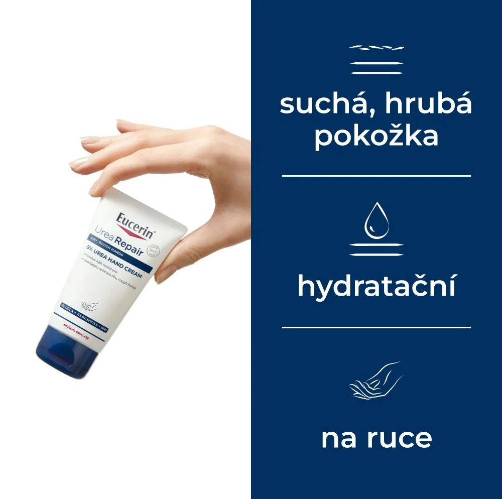 Eucerin UreaRepair Krém na ruce 5% Urea pro suchou pokožku 75 ml